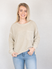 Khaki Ribbed Top