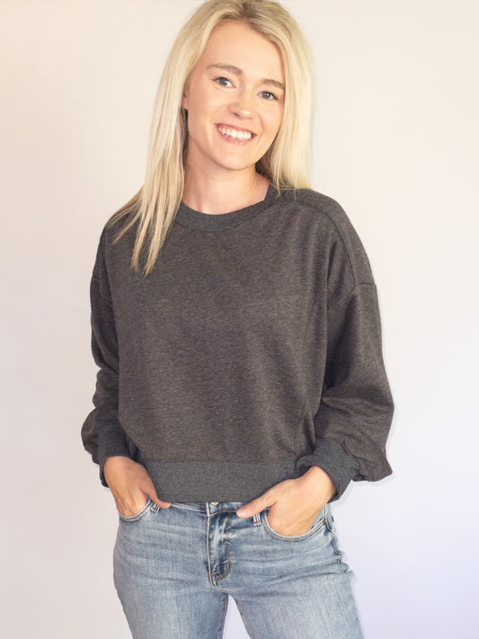 Chill Day Sweatshirt - Charcoal