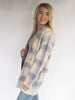 Cozy Checker Sweater Cardigan