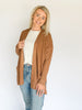 Camel Cozy Waffle Cardigan