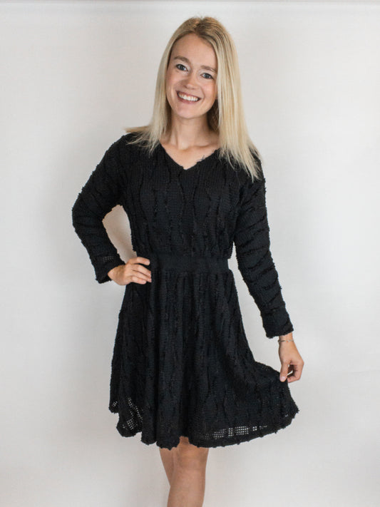 Mikarose Black Winter Dress