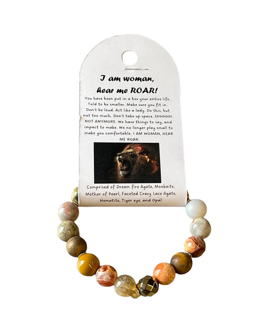 I am woman, hear me ROAR! Bracelet