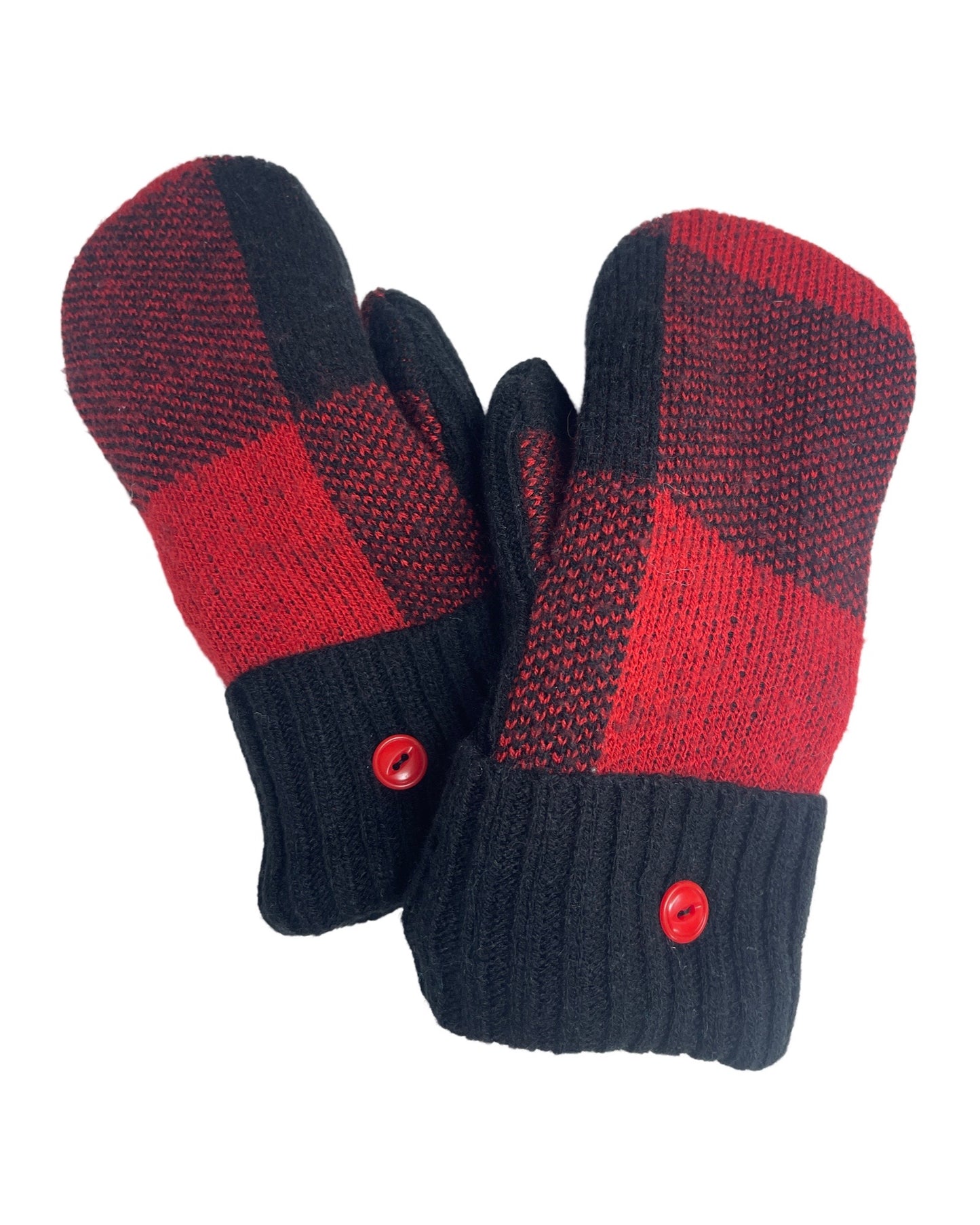 Red Buffalo Plaid Mittens