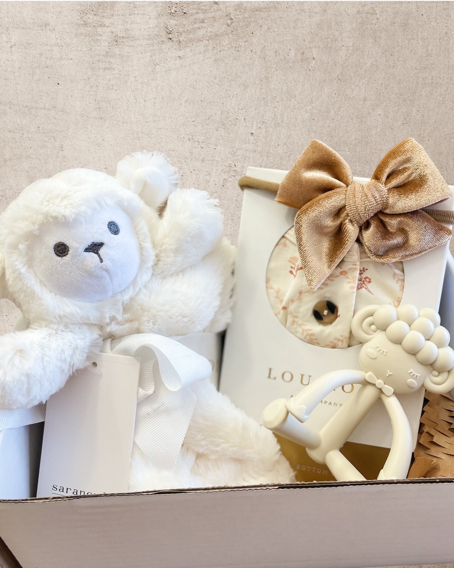 Snuggle Lamb Baby Girl 6-12M Gift Set