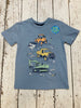 Toddler Construction Dino Glow Top