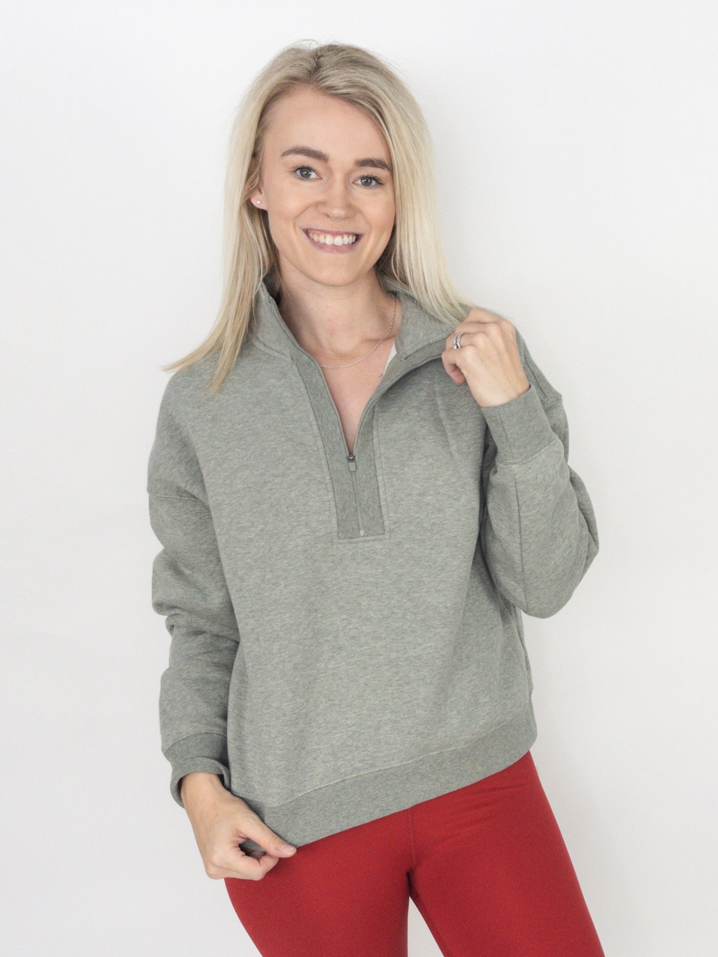 Mirabel Vetiver Heather Sweatshirt