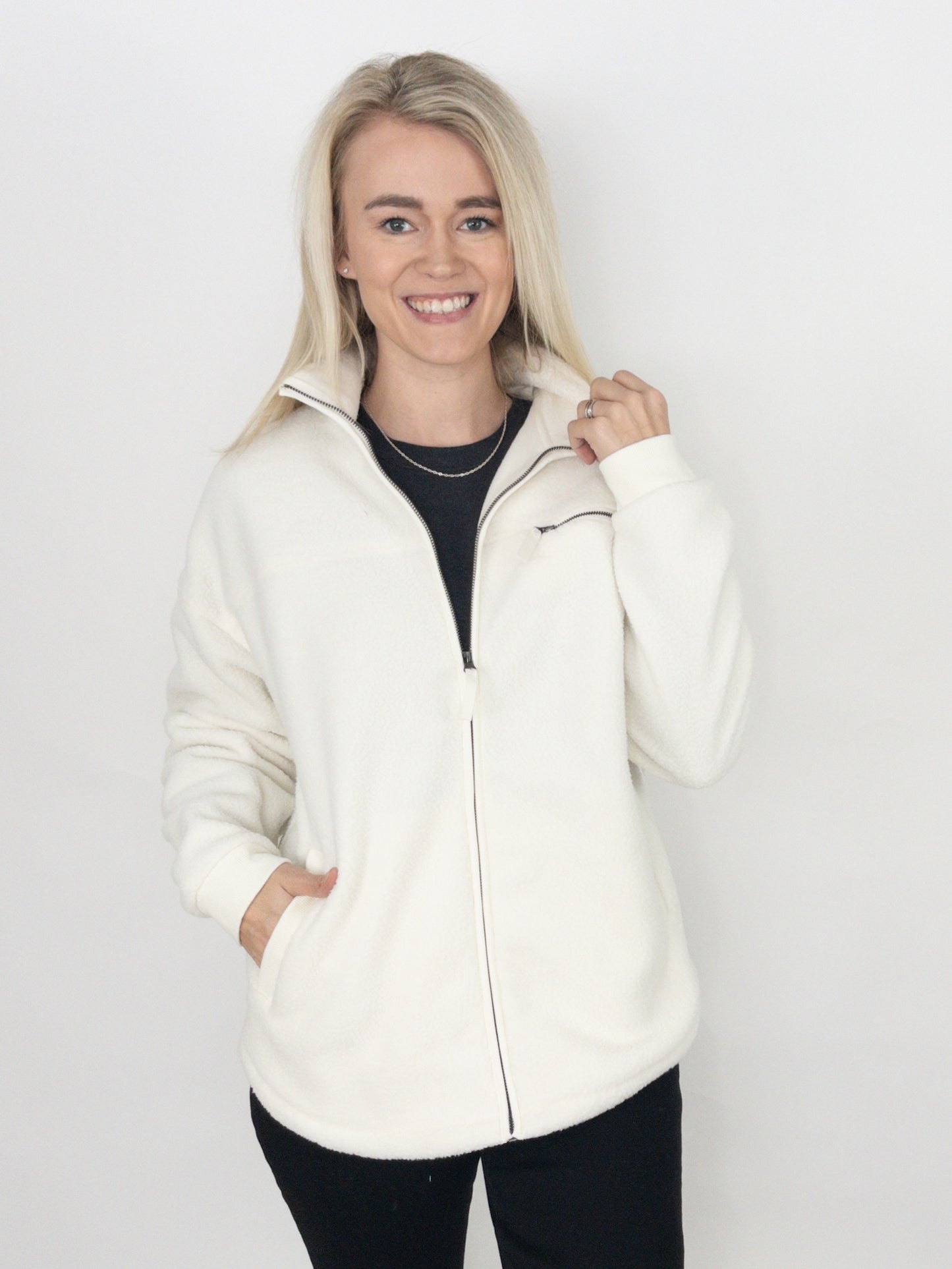 Ivory Skye Fleece Jacket