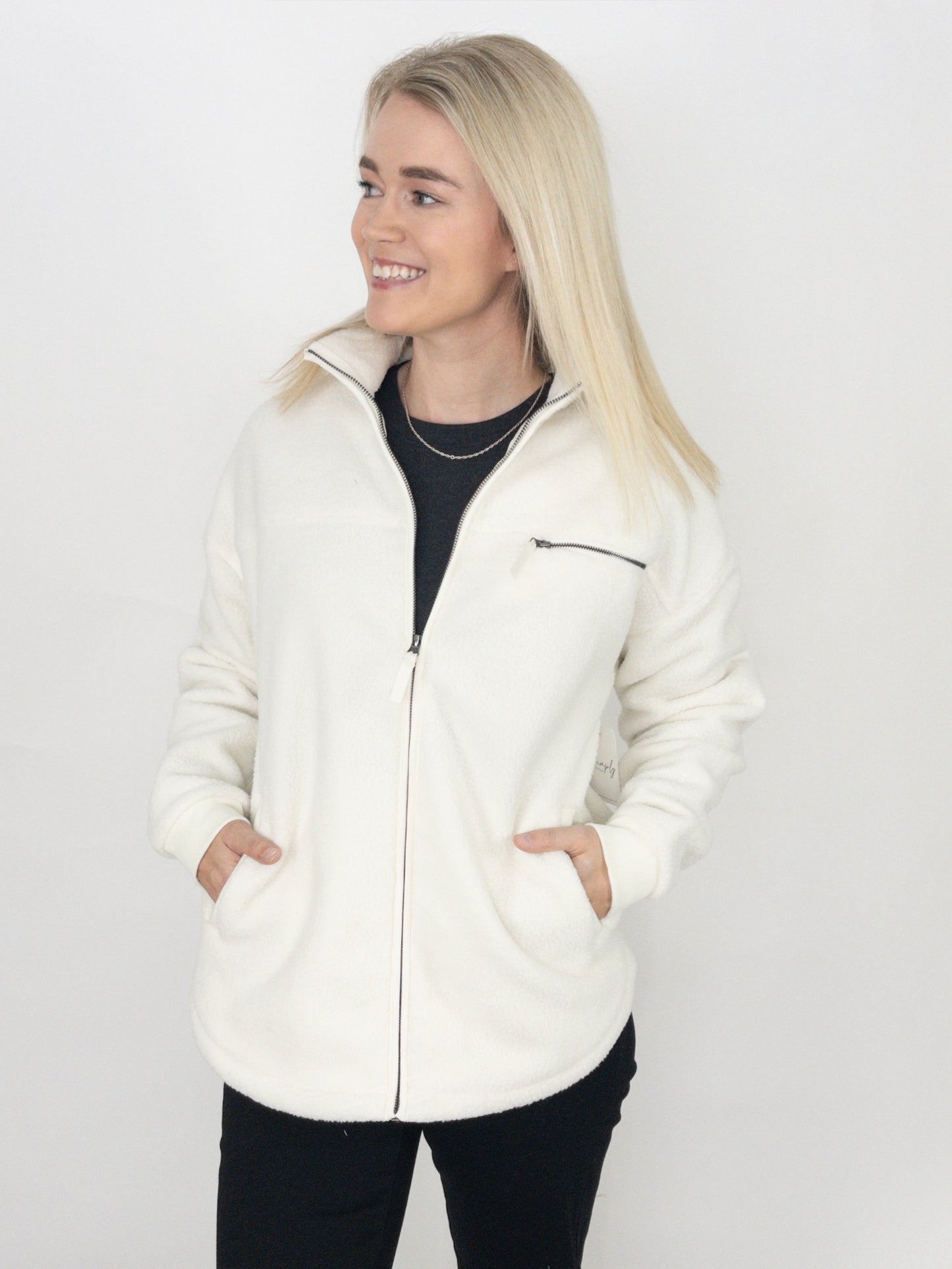 Ivory Skye Fleece Jacket