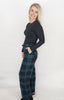 Homebody Pine Navy Plaid Lounge Pant