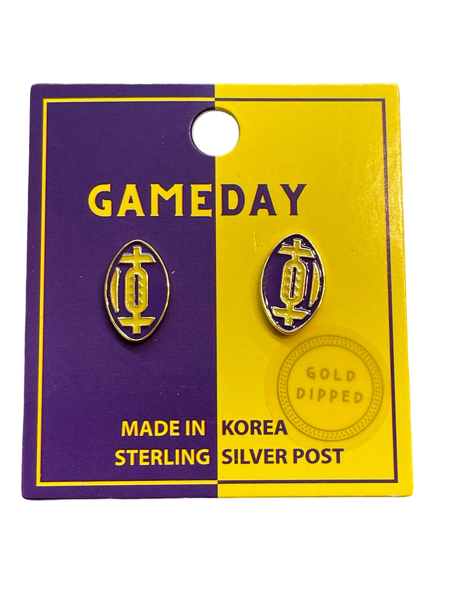 Gameday Football Earrings