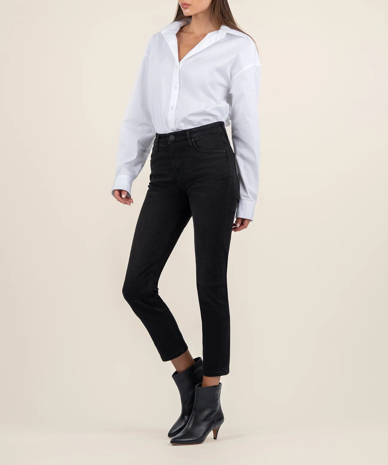 KUT From The Kloth Black Rachel High Rise Jean