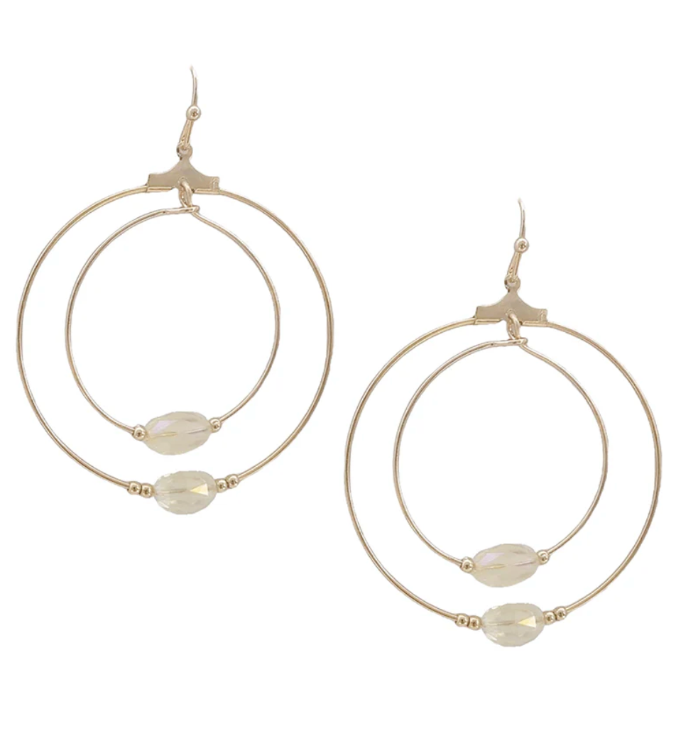 Double Circle Earrings