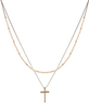 Cross Double Layer Necklace