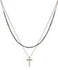 Cross Double Layer Necklace