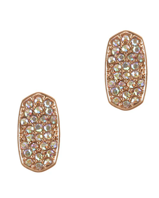 Rhinestone Post Earrings