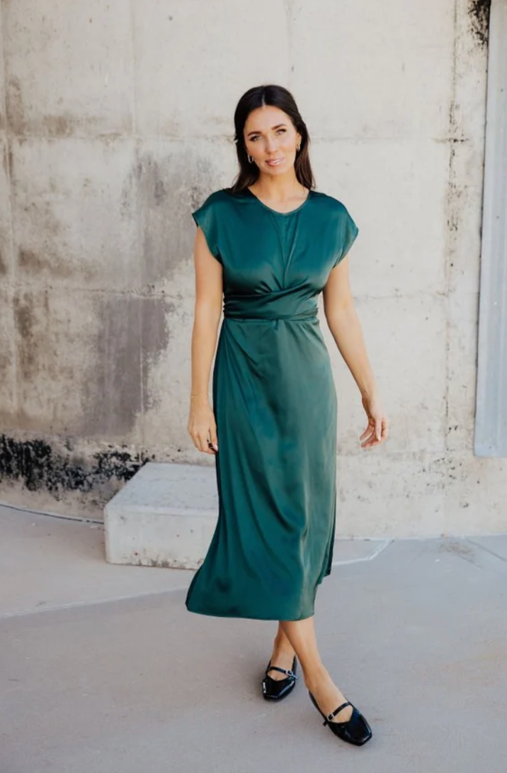 Royce Dress Emerald