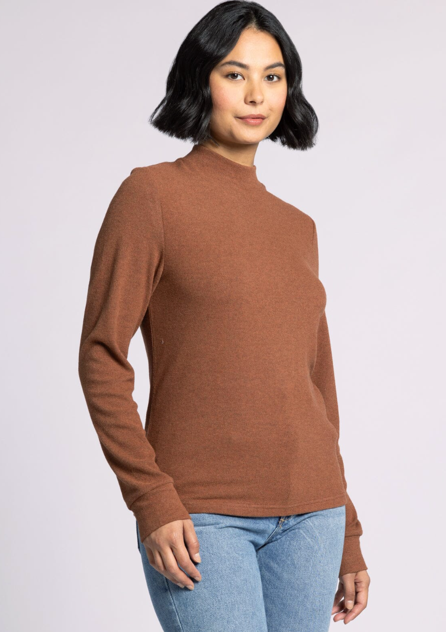 Beth Top - Heather Cognac