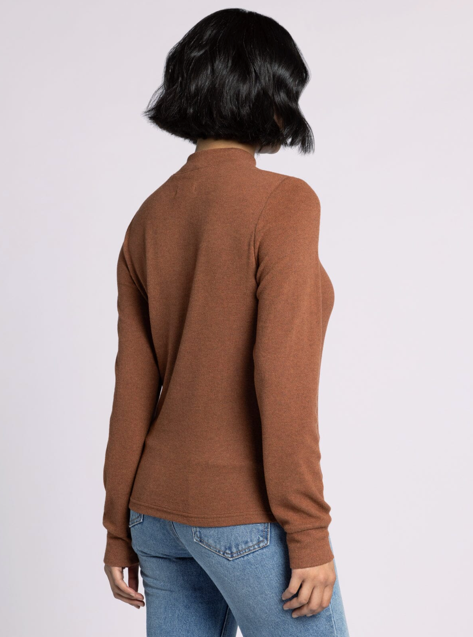 Beth Top - Heather Cognac