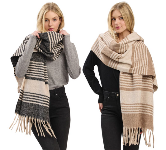 Cozy Stripe Scarf