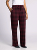 Homebody Burgundy Plaid Lounge Pant