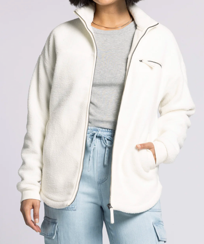 Ivory Skye Fleece Jacket