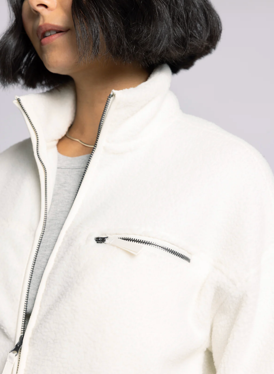 Ivory Skye Fleece Jacket
