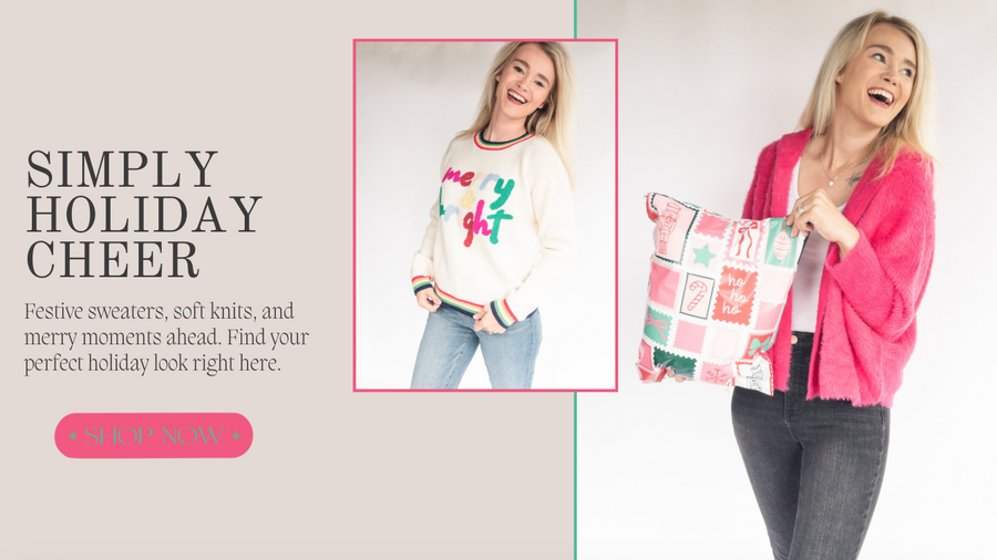 Merry and bright sweater holiday sweaters for women