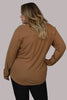 Dark Tan Super Soft Button Up