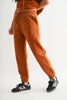 Burnt Amber Fleece Billow Pants
