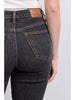 Black Mid-Rise Tummy Control Slim Jean