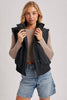 Bomber Style Puffer Vest