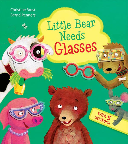 Little Bear Needs Glasses Repositionable Sticker Book