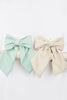 Double Layer Classy French Bow Alligator Clips