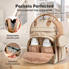 Play Diaper Bag Backpack Latte