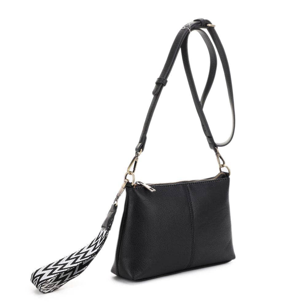 Lana Crossbody Bag With Chevron Strap