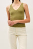 Martini Olive V-Neck Tank