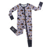 Construction Bamboo Convertible Romper Zipper Baby Pajamas