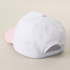 Mama Embroidered Patch Stripe Brim Trucker Hat - Pink