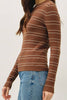 Double Stripe Crewneck Rib Sweater