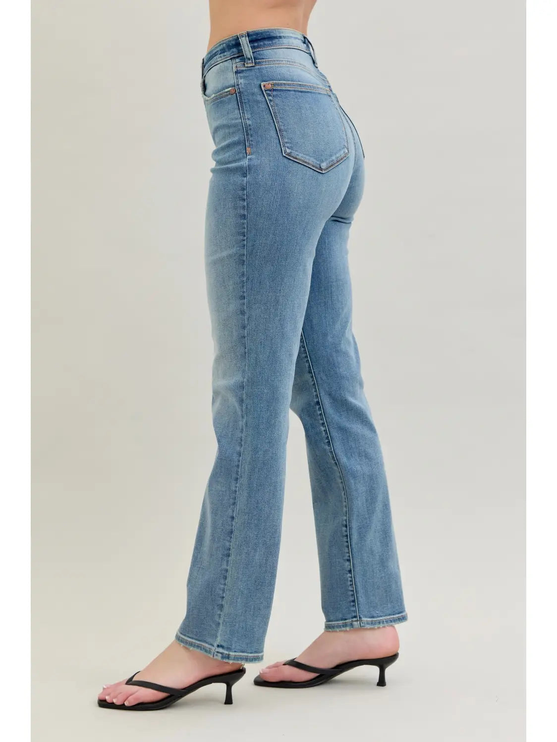 High Waist Straight Fit Jean