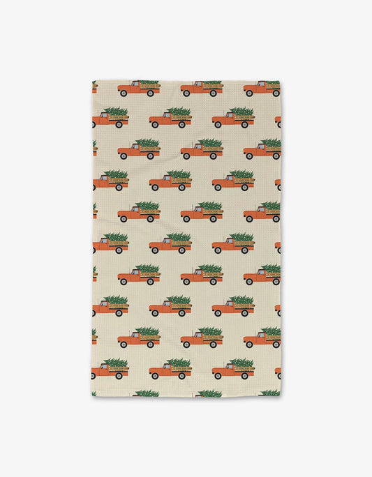 Christmas Ride Luxe Hand Towel