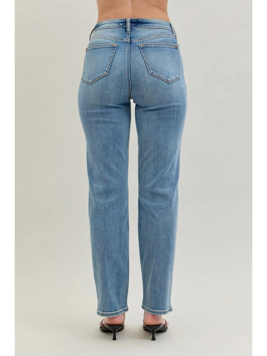 High Waist Straight Fit Jean