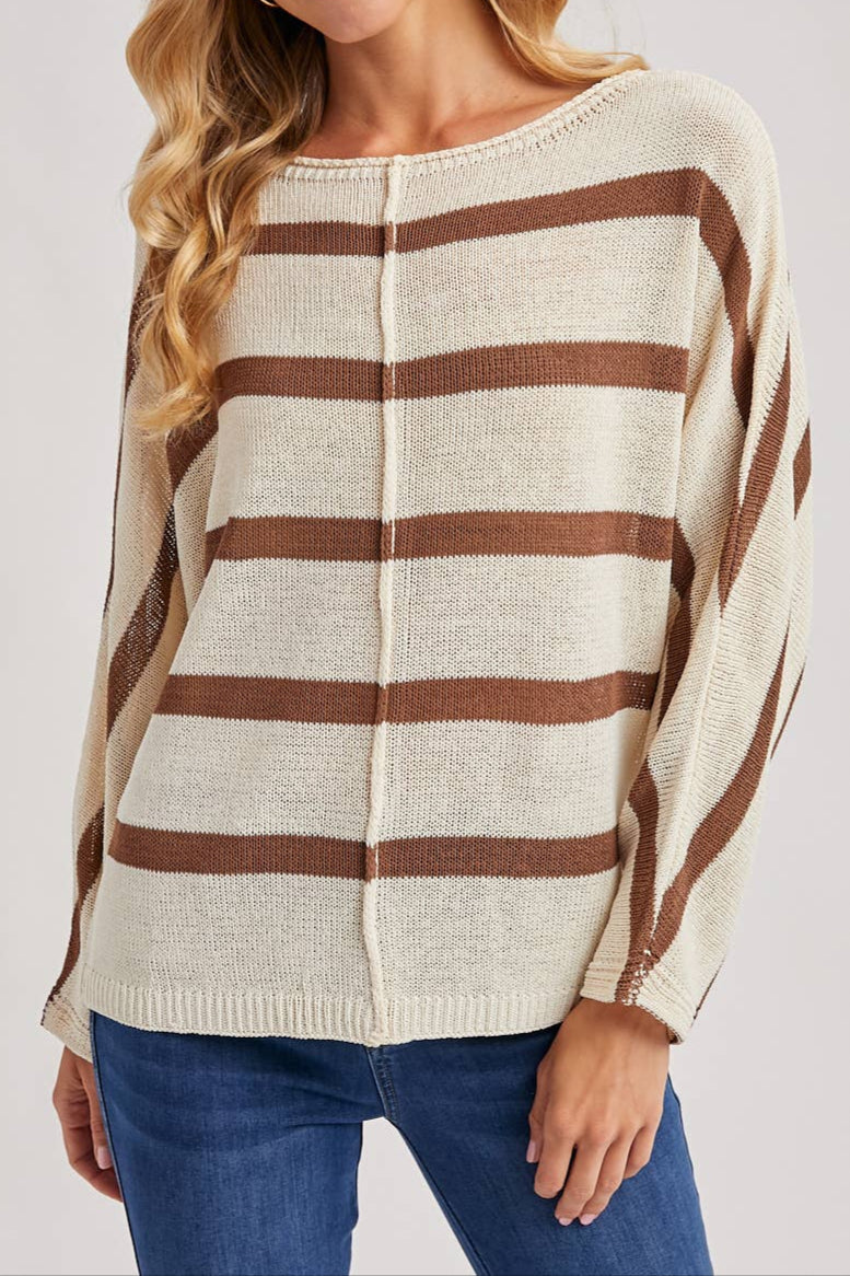 Coco Stripe Lightweight Sweater