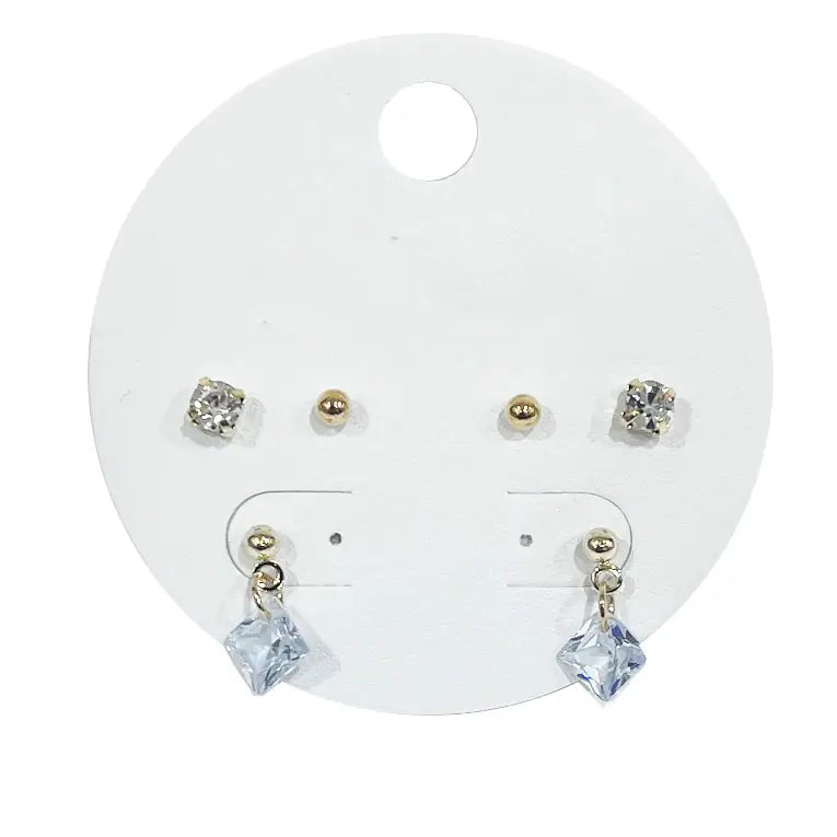 3 Piece Earring Set