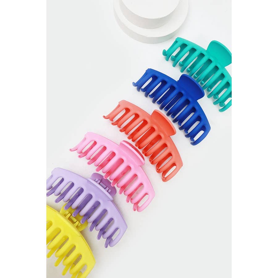 Vivid Color Hair Claw Clip