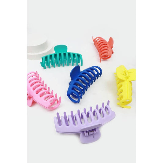 Vivid Color Hair Claw Clip