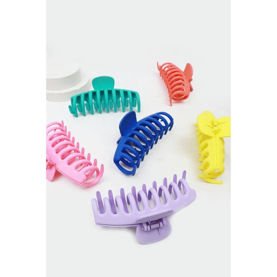 Vivid Color Hair Claw Clip