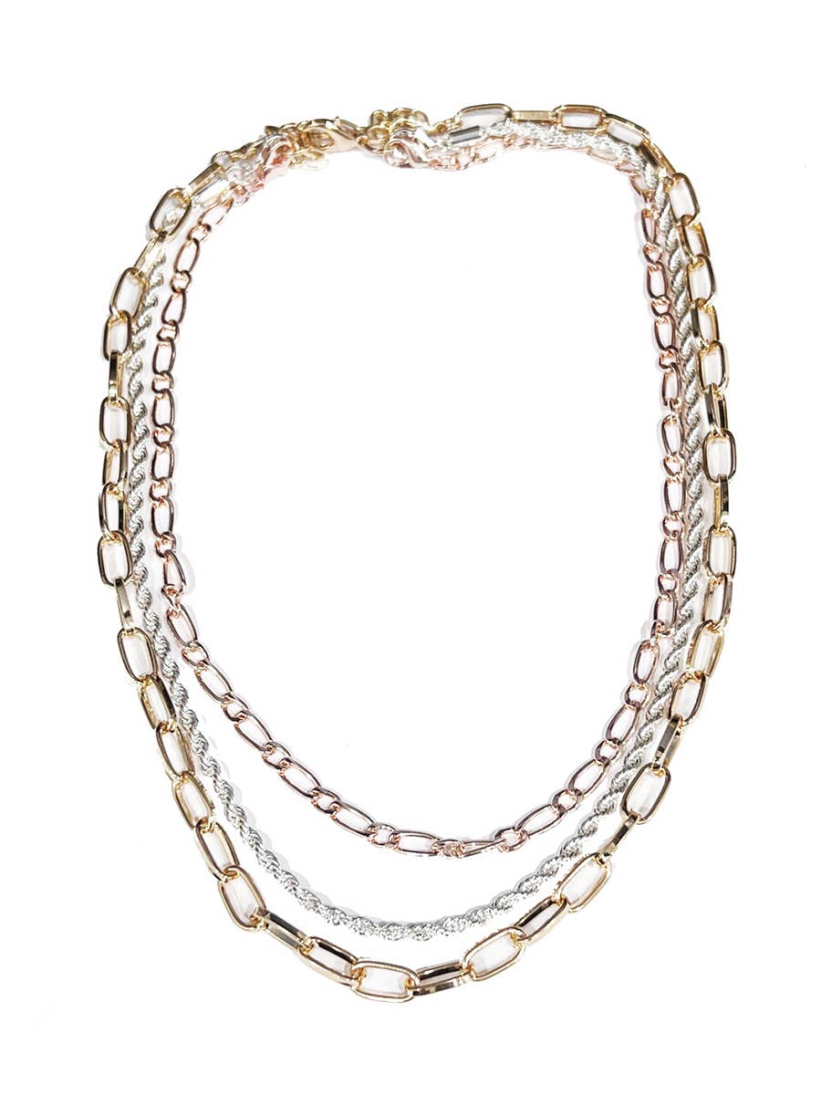 Tri Chain Necklace