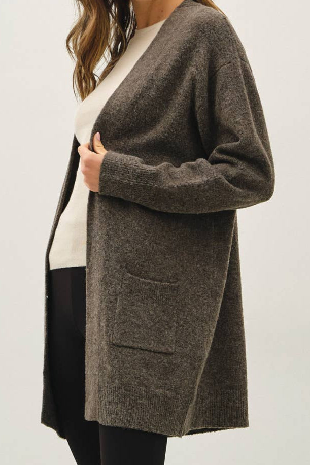 Brown Cozy Cardi