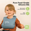 Silicone Bib Set - Blue